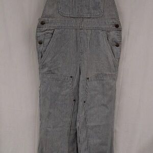 Carhartt Blue and White Striped Overalls